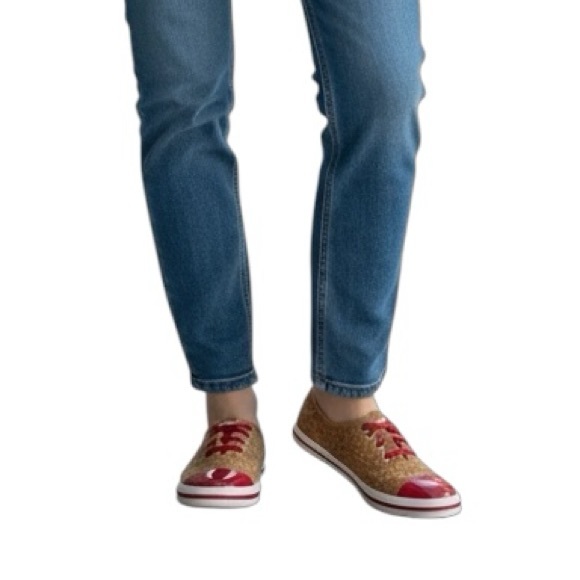 kate spade Shoes - Keds Kate Spade corky lipstick pink sneakers. Size 7.5